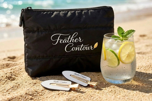 Feather Contour Large Makeup Bag